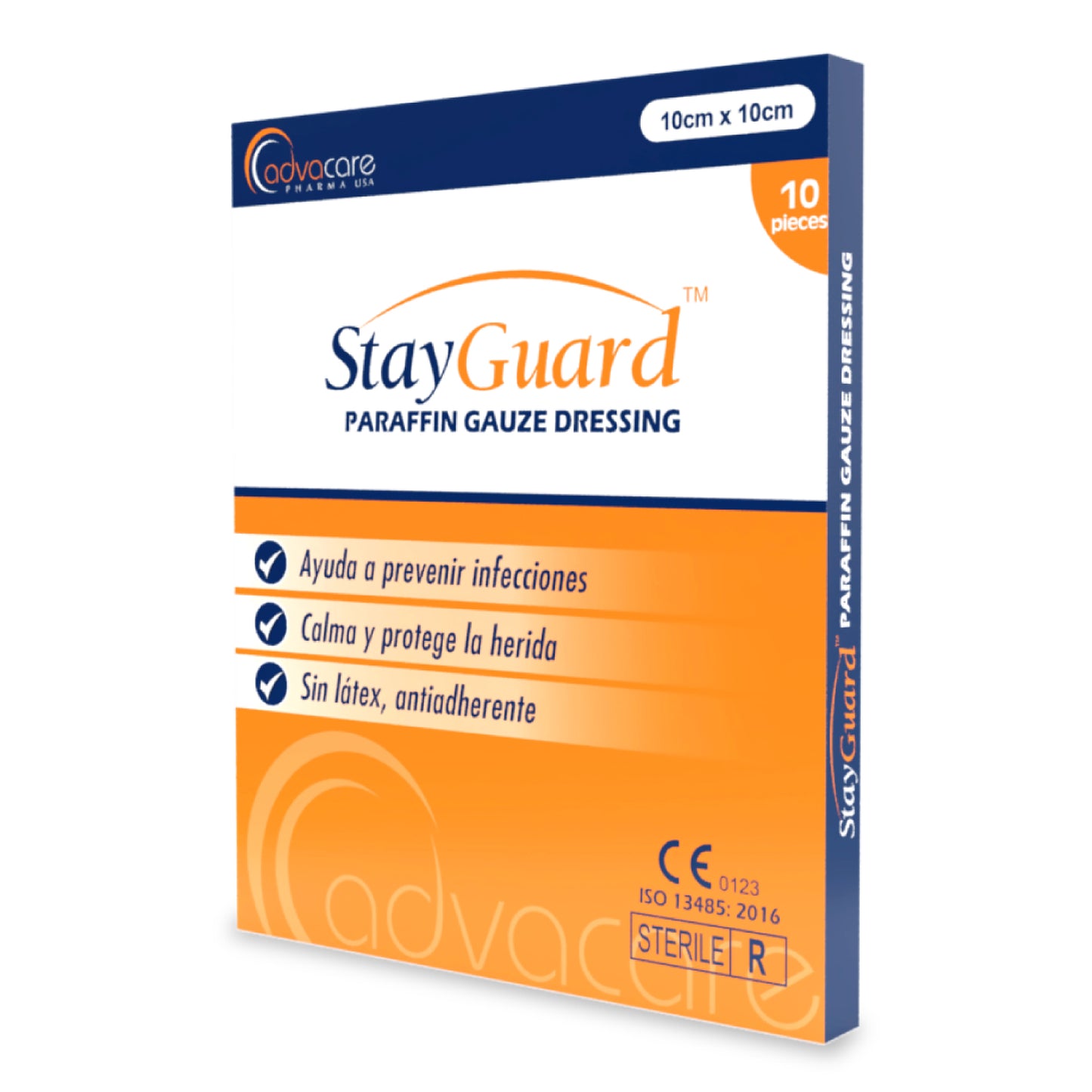 Gasa Parafinada con tejido abierto tipo Leno 10x10