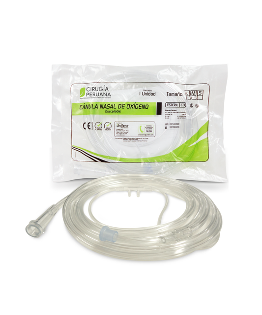 Cánula Nasal de Oxígeno