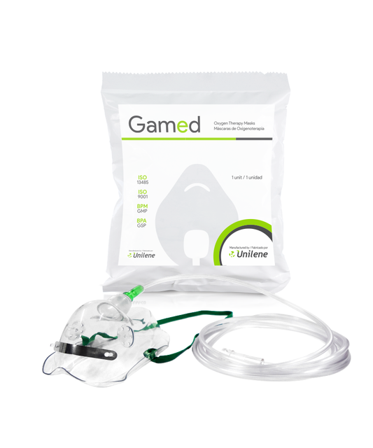 Máscara de Oxígeno Simple Gamed