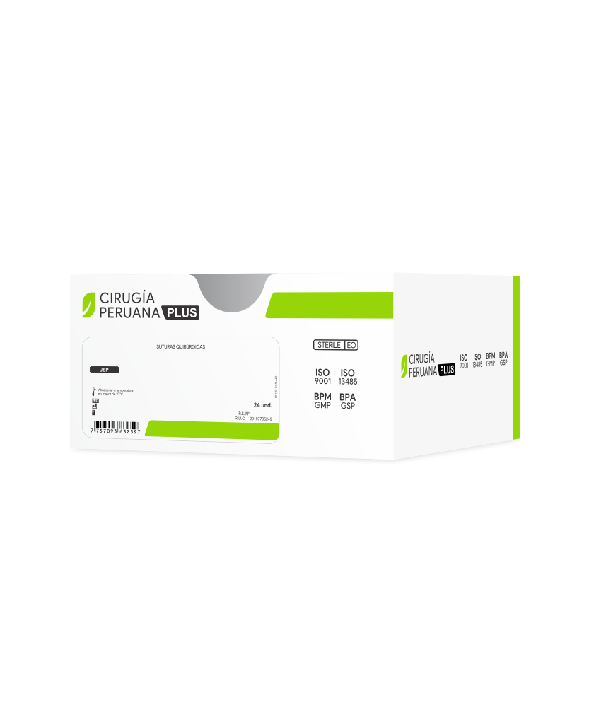 Nylon Azul Monofilamento 0 Cirugía Peruana - Suturas