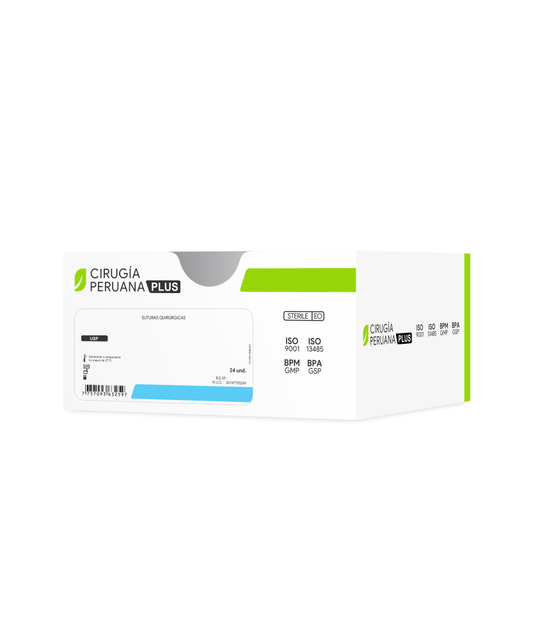 Seda Negra Trenzada 1 Cirugía Peruana - Suturas