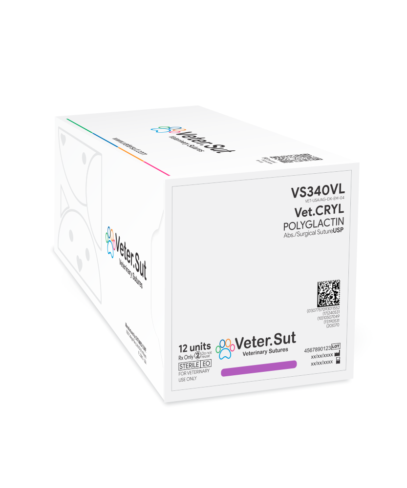 Poliglactin 2/0 VetCRYL - Suturas Veterinarias