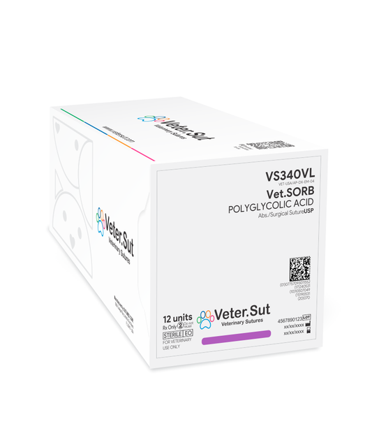 Ácido Poliglicólico 2/0 VetSORB - Suturas Veterinarias